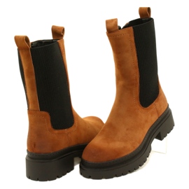 Lucrători pentru femei cu izolare ridicată Evento 23BT35-6440 Camel maro 3