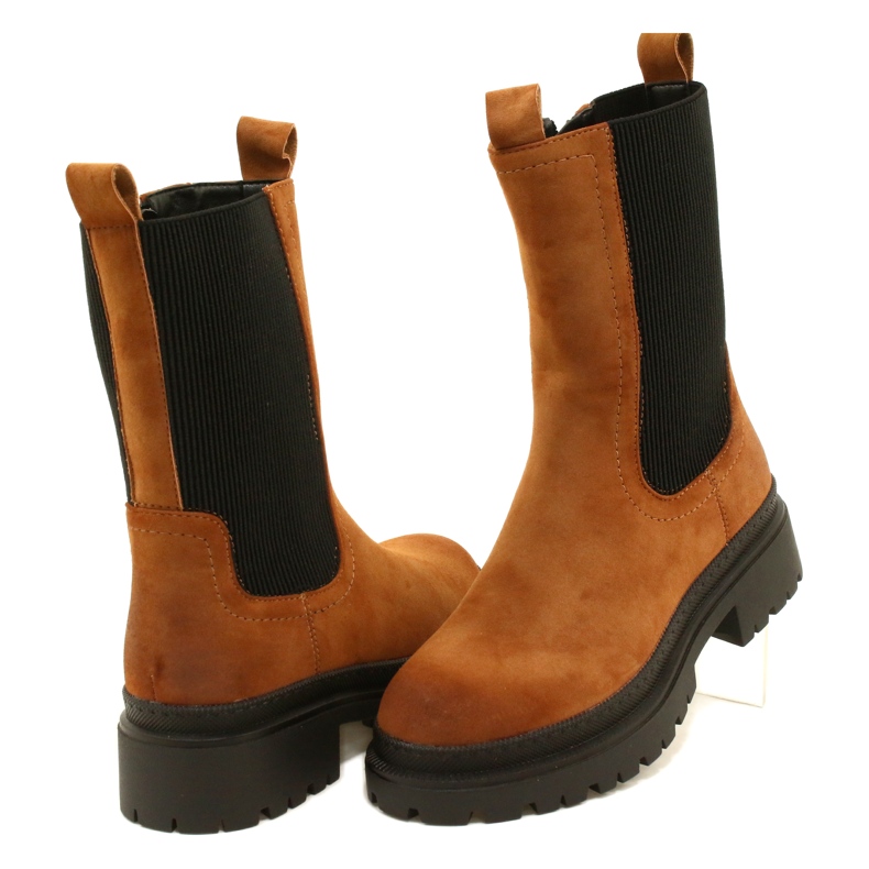 Lucrători pentru femei cu izolare ridicată Evento 23BT35-6440 Camel maro 3