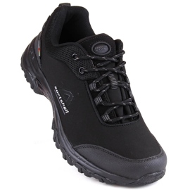 Pantofi sport de trekking softshell American Club negri pentru bărbați negru 1 Pantofi sport de trekking softshell American Club negri pentru bărbați negru 1
