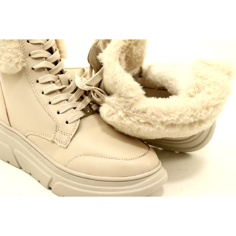 Cizme pentru femei Caprice cu blană 9-26220-41 144 bej 5