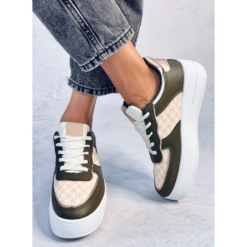 Pantofi sport dama Glovi Green verde 1