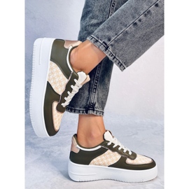 Pantofi sport dama Glovi Green verde 2