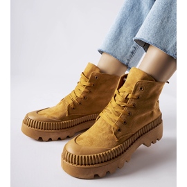 Inna Tenisi înalți din piele ecologică Aida maro 2 Inna Tenisi înalți din piele ecologică Aida maro 2