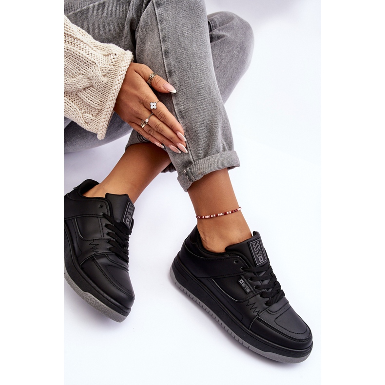 Pantofi sport dama pantofi Big Star MM274353 Czane negru 1