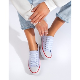 Tenisi Shelovet de damă albi clasici 1