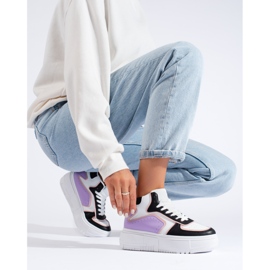 Adidași înalți pe o platformă groasă Shelovet multicolor 1