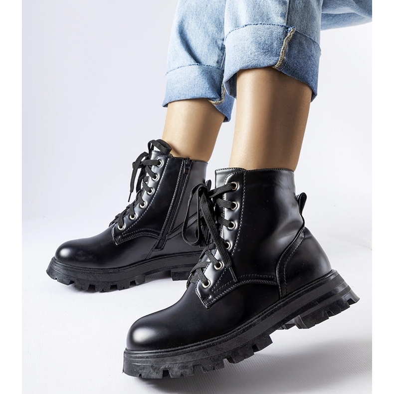 Botine negre Myers negru 1