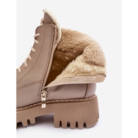 Cizme din piele de damă bej Lemar Vergo 1 Cizme din piele de damă bej Lemar Vergo 1