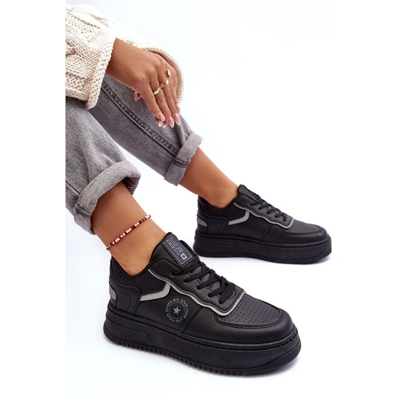 Pantofi sport damă pantofi Big Star MM274232 Negru 1