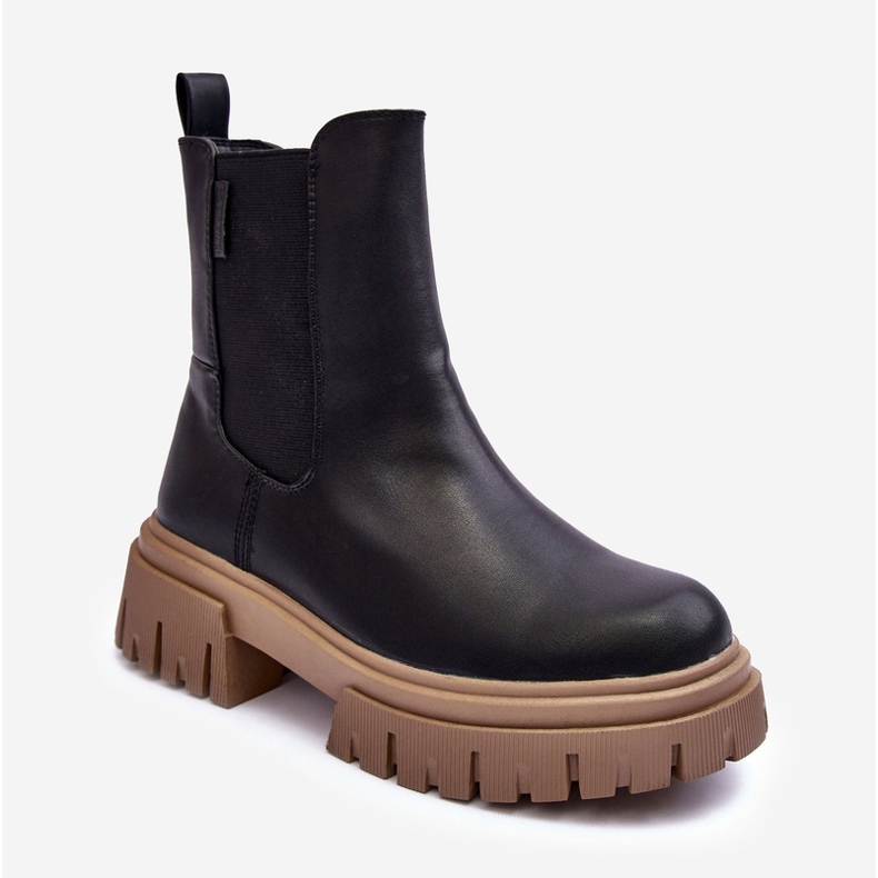 Cizme chelsea masive izolate Big Star MM274606 Negru 2