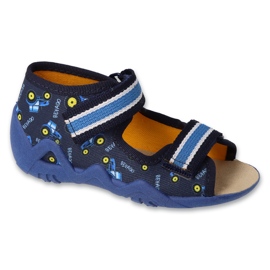 Pantofi copii Befado galbeni 350P039 albastru 1