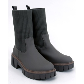 Cizme Chelsea înalte Ruddins Kaki, cu partea superioară flexibilă verde 1 Cizme Chelsea înalte Ruddins Kaki, cu partea superioară flexibilă verde 1