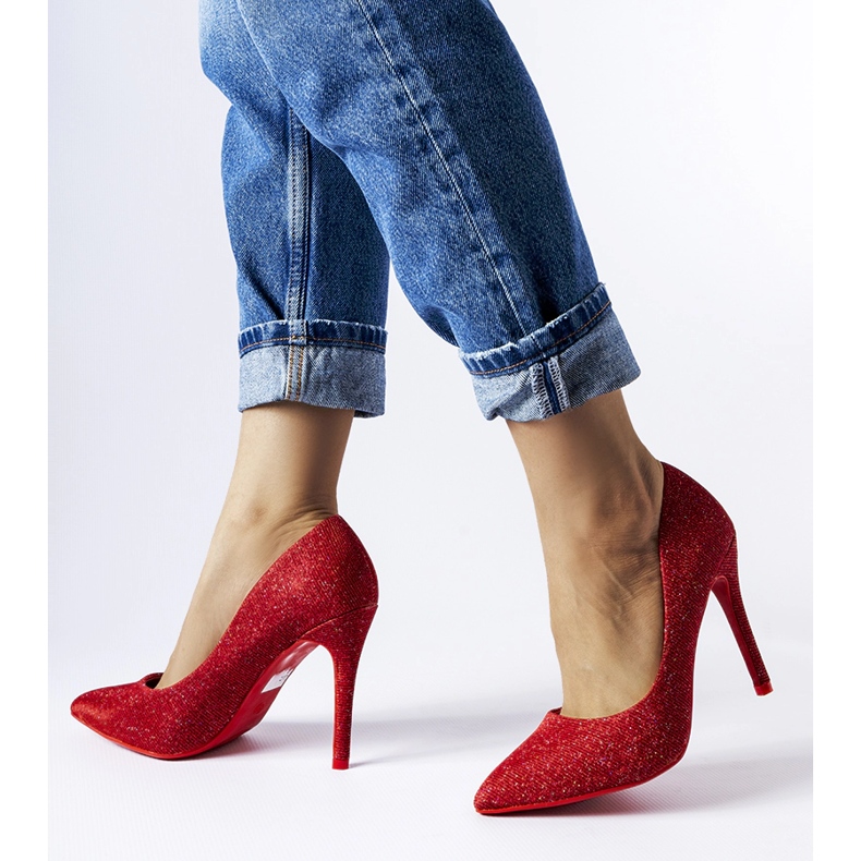 Tocuri înalte Red Melody roșu 1