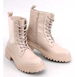 Botine cu șireturi Rettke Beige bej 1