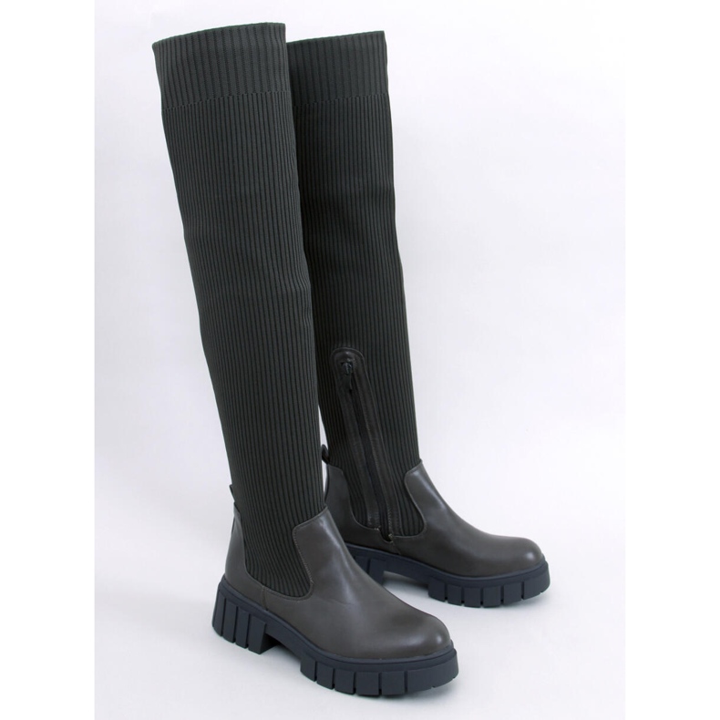 Cizme cu partea superioară flexibilă, Rozier Green verde 1