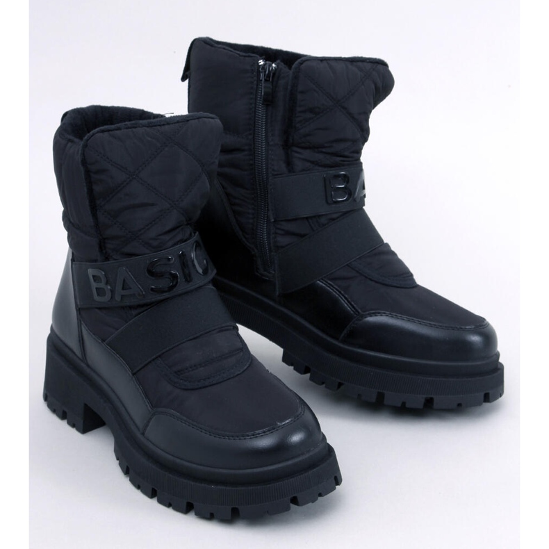 Cizme de zăpadă damă Little Black negru 1 Cizme de zăpadă damă Little Black negru 1