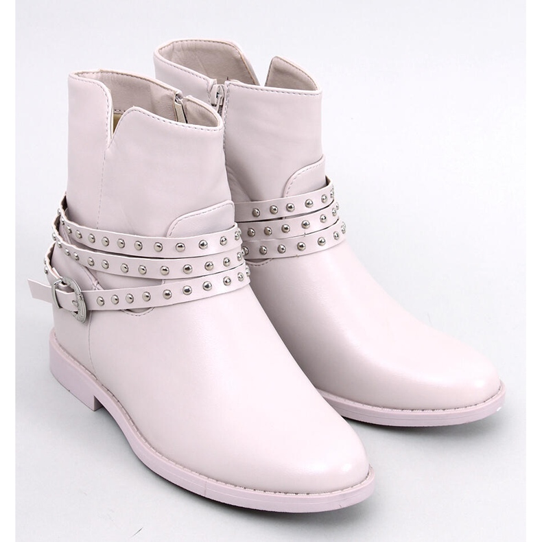 Botine cu pană Stovall Beige bej 1