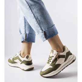 Inna Adidași Cecchi albi și verzi 1