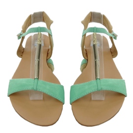 Sandale delicate WF-38 mentă verde 1
