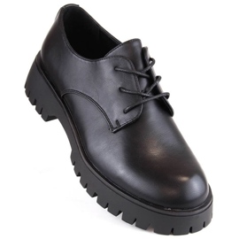 Pantofi oxford Sergio Leone W SK424A, negri negru 1