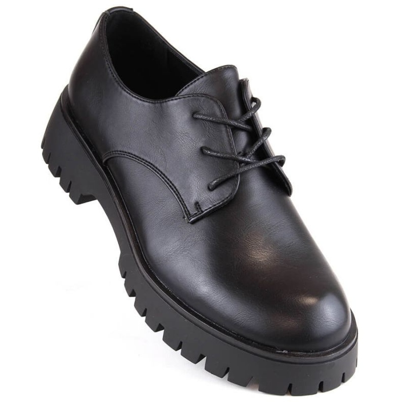 Pantofi oxford Sergio Leone W SK424A, negri negru 1