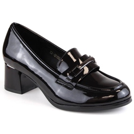 Potocki W WOL175 pantofi cu toc înalt lacuit negru 1