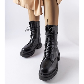 Cizme izolate Juin negre negru 1 Cizme izolate Juin negre negru 1