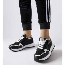 Tenisi negri decorativi Camuzzoni negru 1