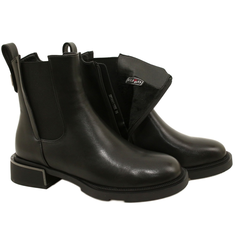 Botine Filippo DBT4062/23 BK negre negru 4