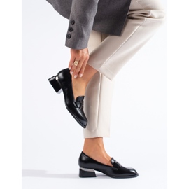 Pantofi Shelovet de dama eleganti negri negru 1