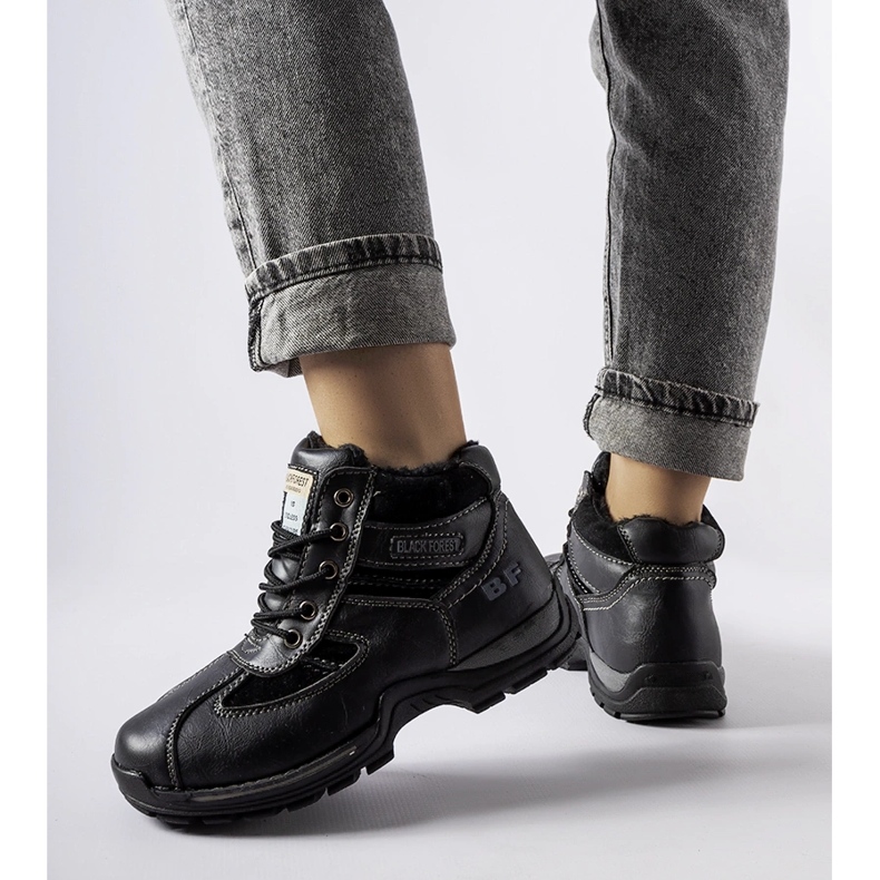 Lucrători de iarnă Black Falla negru 2