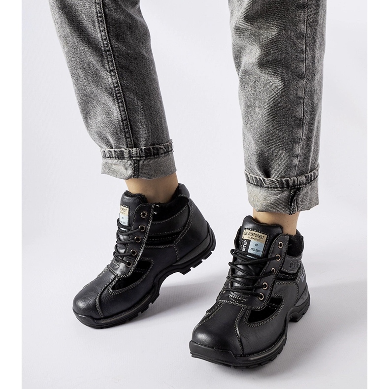 Lucrători de iarnă Black Falla negru 1