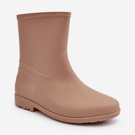 PS1 Ghete Clasice De Damă Slip-On Wellington Bej Solihia 1