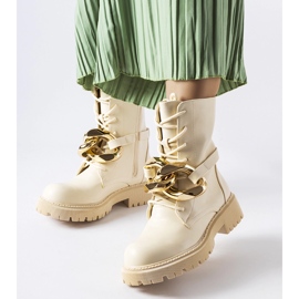 Cizme de drumeție bej cu lanț Galar 1