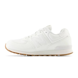 Pantofi New Balance Jr GC574NWW alb 2