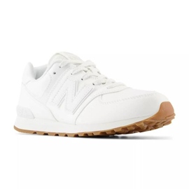 Pantofi New Balance Jr GC574NWW alb 3