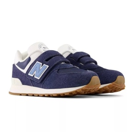 Pantofi New Balance Jr PV574CU1 albastru 5
