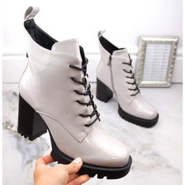 Brevet dama, botine izolate, gri, S.Barski 1