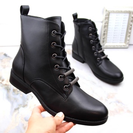 Cizme izolate negre de dama S.Barski HY75-10 negru 1