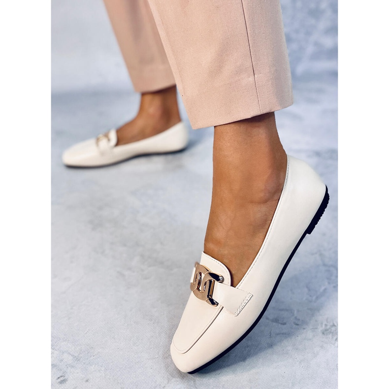 Mocasini de dama Paola Beige bej 2