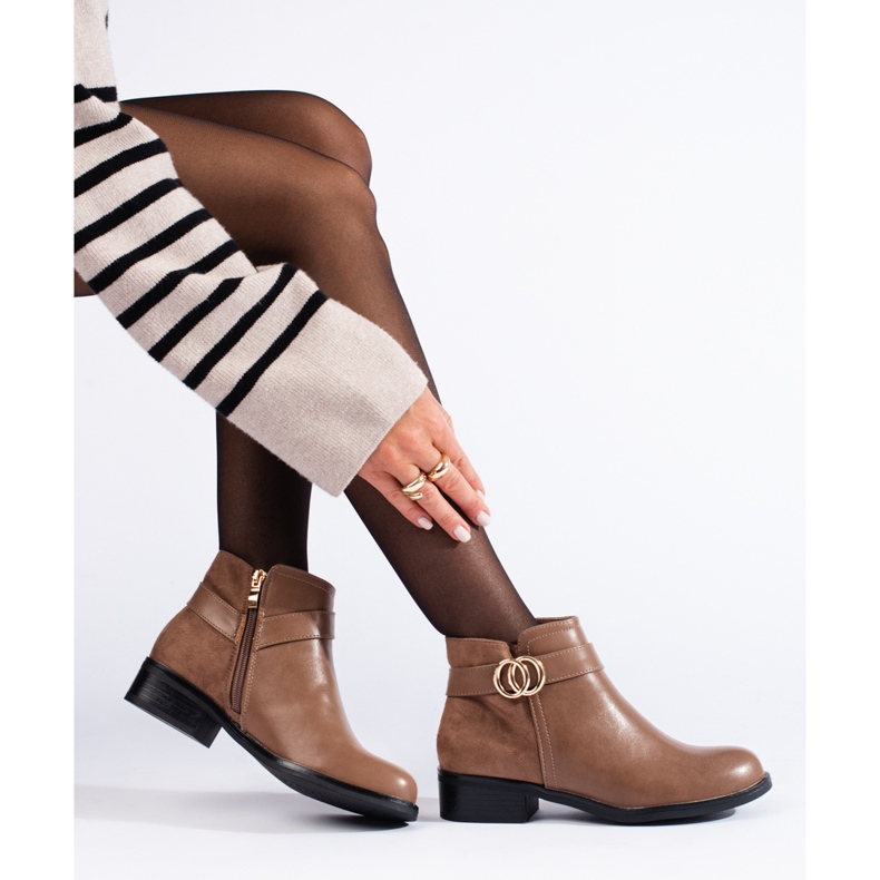 Cizme de dama Shelovet bej 2