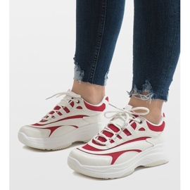 Pantofi sport de modă albi BO-15 1 Pantofi sport de modă albi BO-15 1