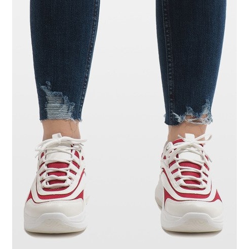 Pantofi sport de modă albi BO-15 2 Pantofi sport de modă albi BO-15 2