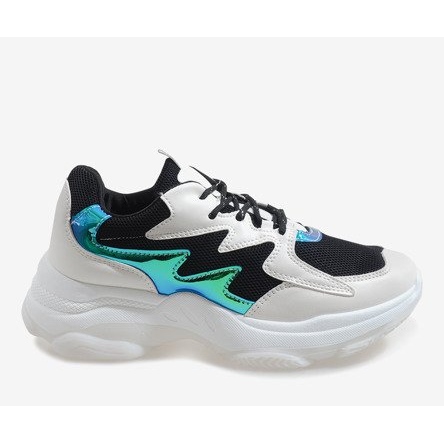 Pantofi sport negri la modă LL1730 alb 1