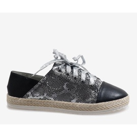 Adidași negri, espadrile TL-39 negru 1