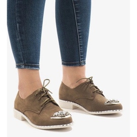 Slip verde cu paiete L155 bej 1