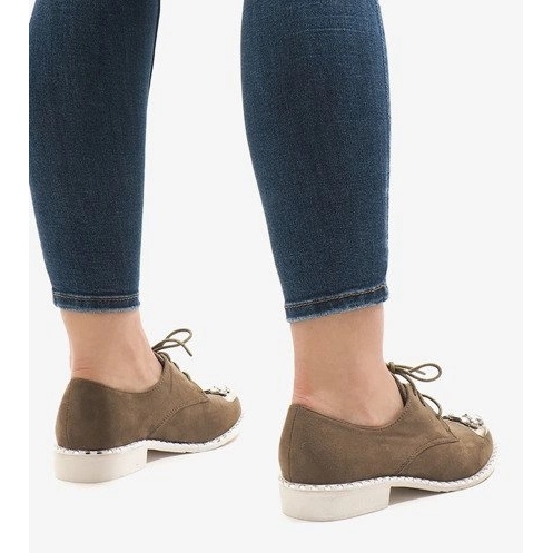 Slip verde cu paiete L155 bej 2