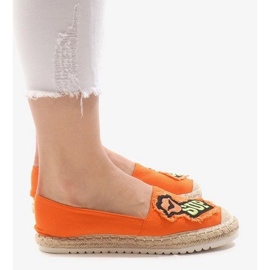 Espadrile portocalii L-1047 portocale 2