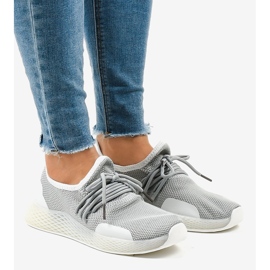 Pantofi sport dama gri B-6851 1