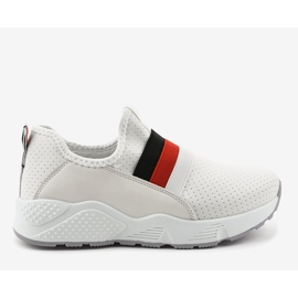 Încălțăminte de sport albă, alunecată NB256P-1 1